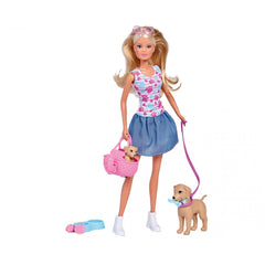 Simba - Steffi LOVE Puppy Walk - Dolls, Playsets & Toy Figures