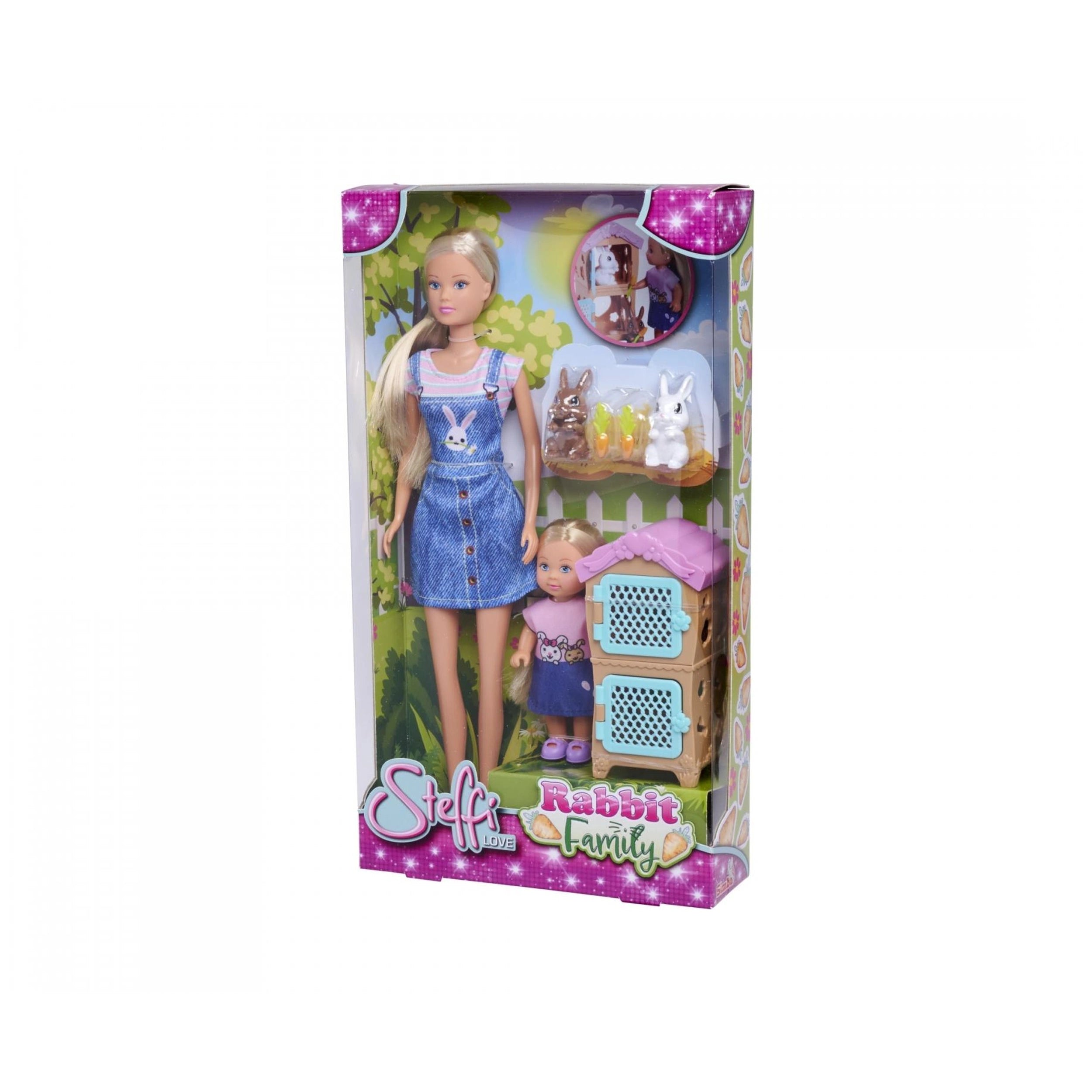 Simba - Steffi LOVE Rabbit Family - Dolls, Playsets & Toy Figures