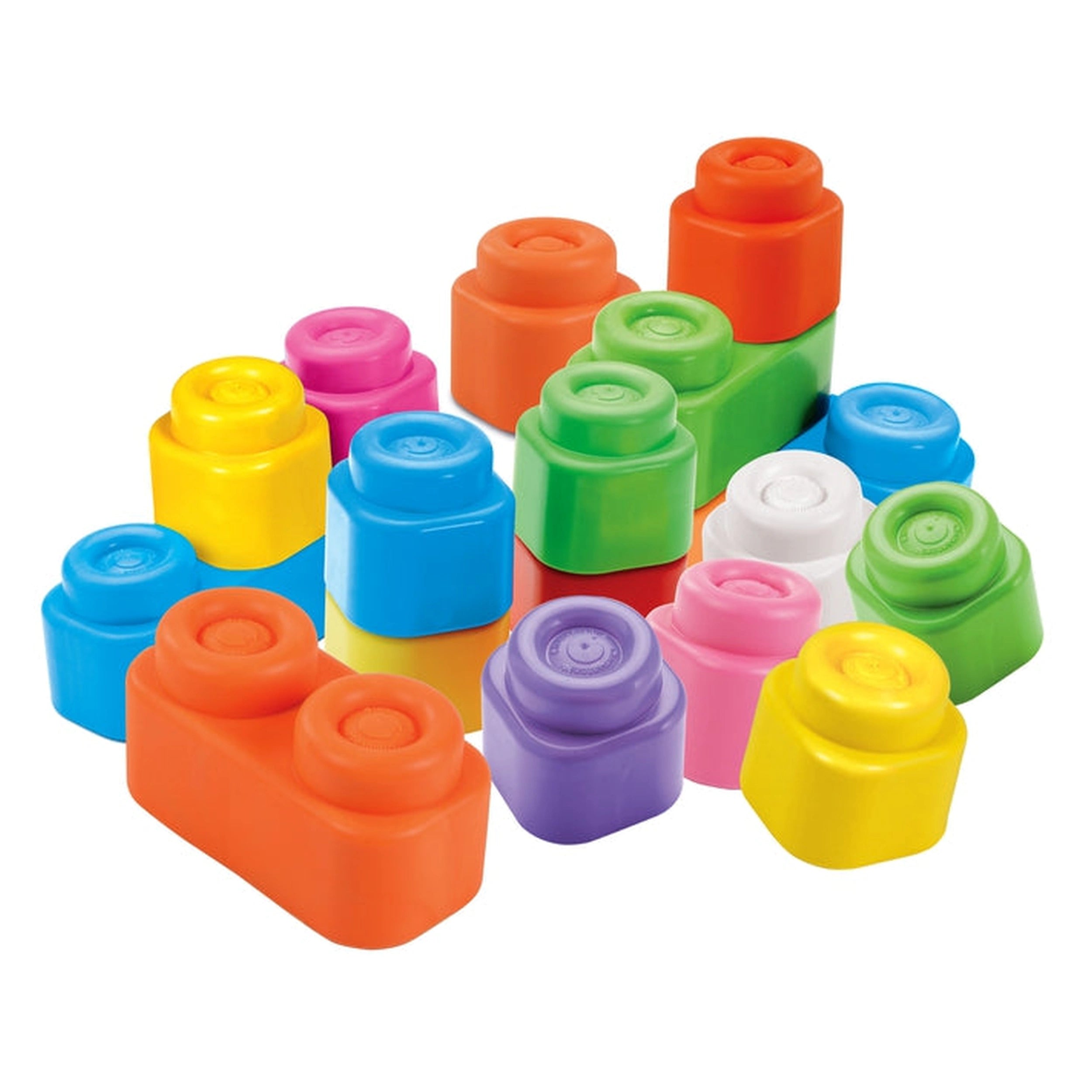 Soft Clemmy - Sac de 20 blocs de construction souples Touch And Play pour bébés