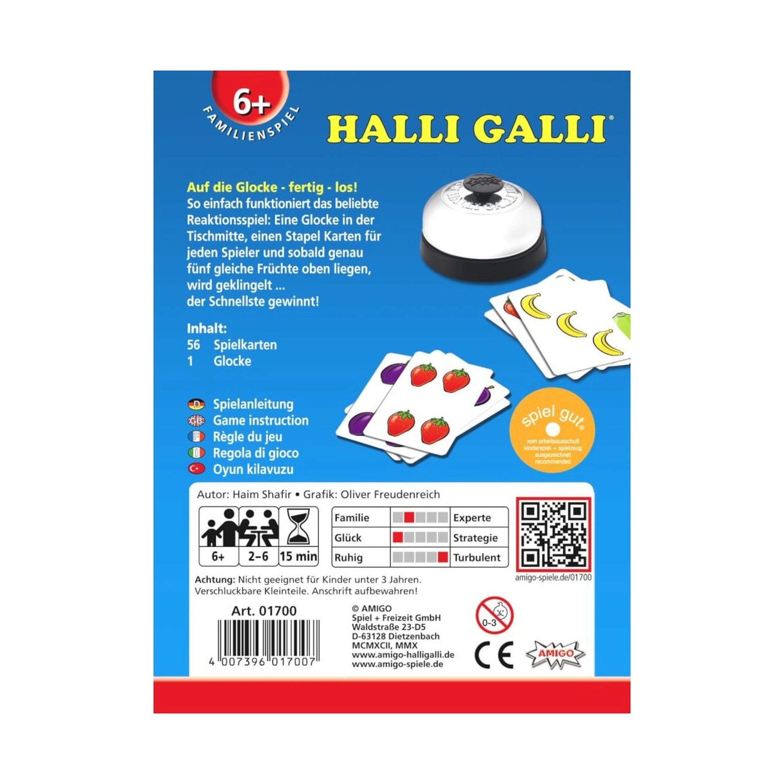 Spin Master - Halli Galli Family Board Game - Board Games