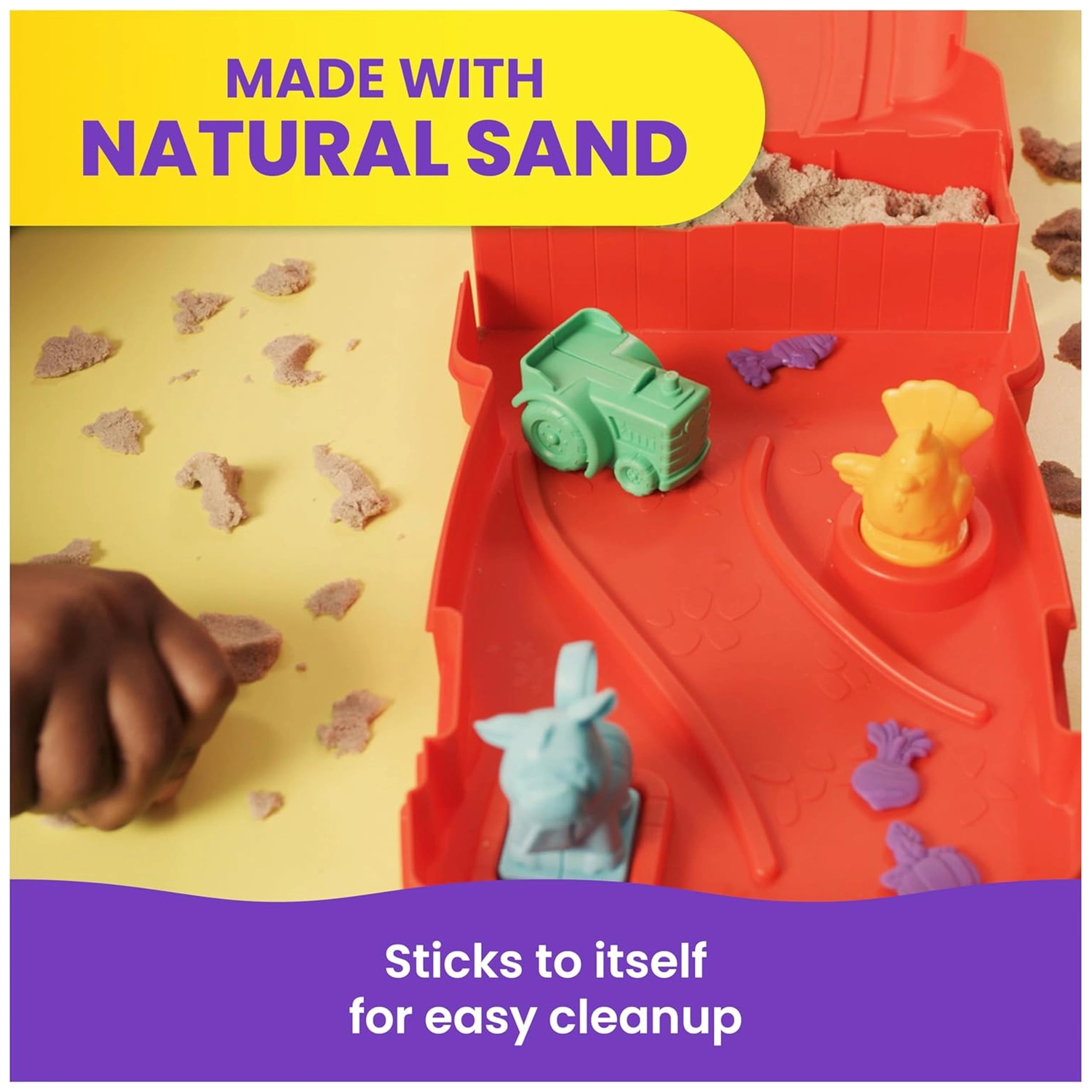 Spin Master - Kinetic Sand Farm Set - Educational Toys