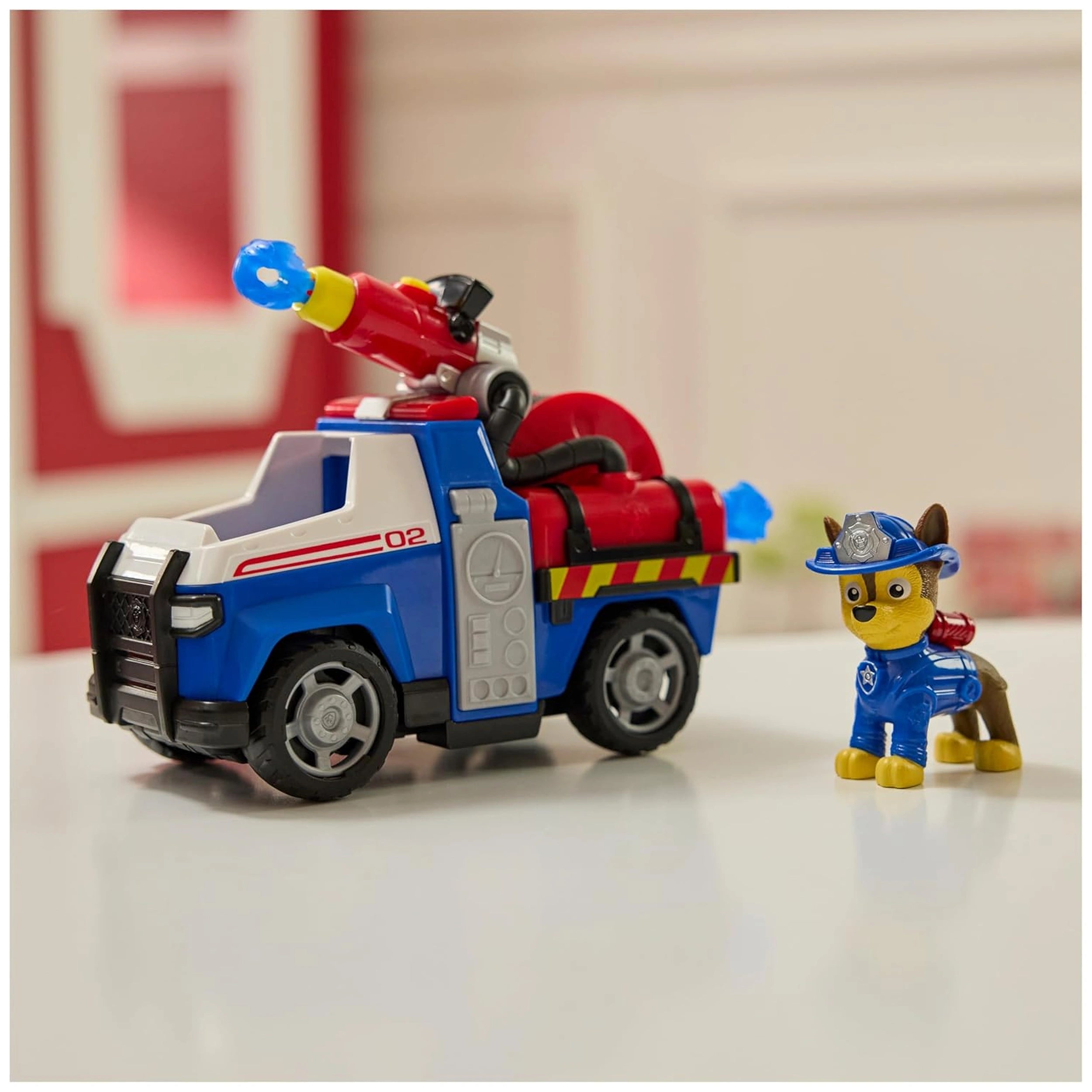 Spin Master - Paw Patrol Fire Rescue Chase Rescue Fire Cruiser Toy Playset