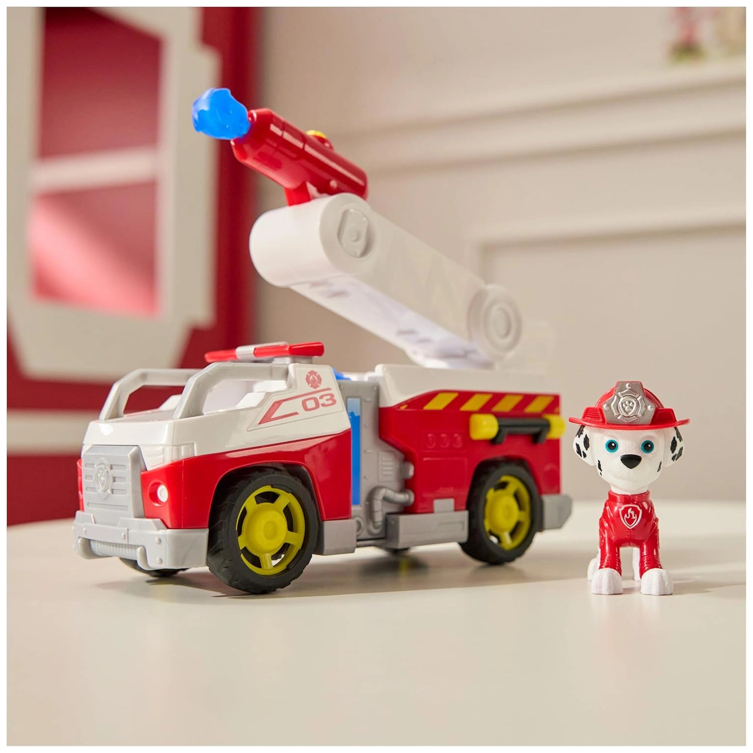 Spin Master - Paw Patrol Fire Rescue Marshall Rescue Fire Cruiser Toy Playset