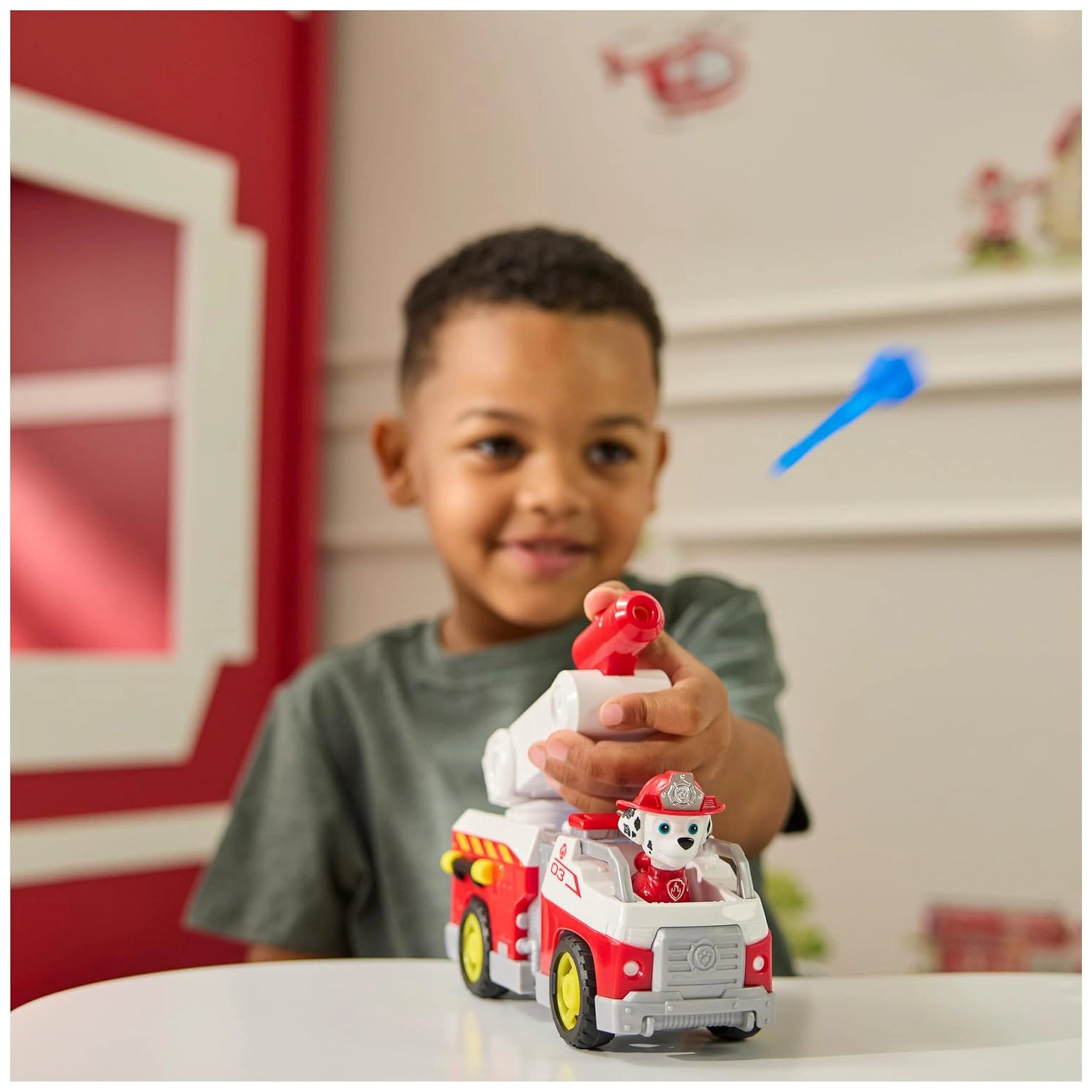 Spin Master - Paw Patrol Fire Rescue Marshall Rescue Fire Cruiser Toy Playset