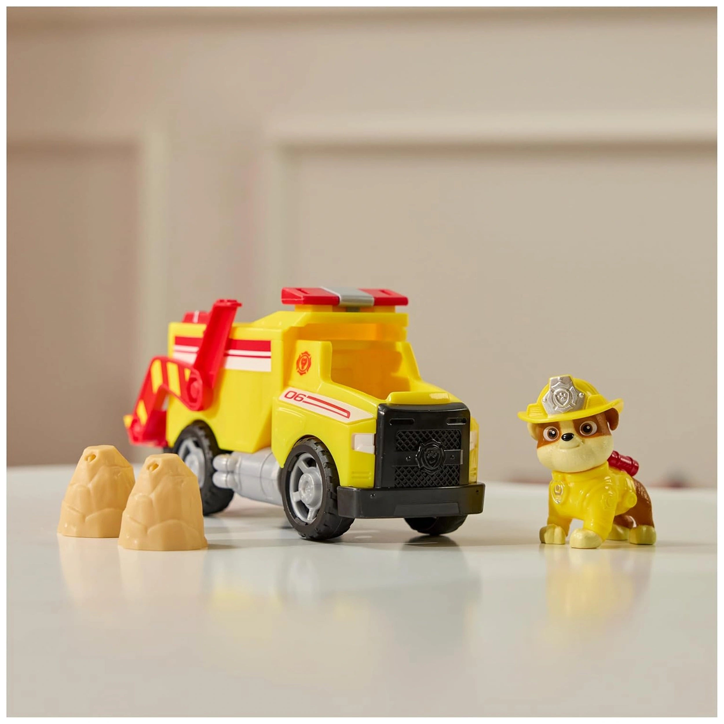 Spin Master - Paw Patrol Fire Rescue Rubble Rescue Fire Cruiser Toy Playset