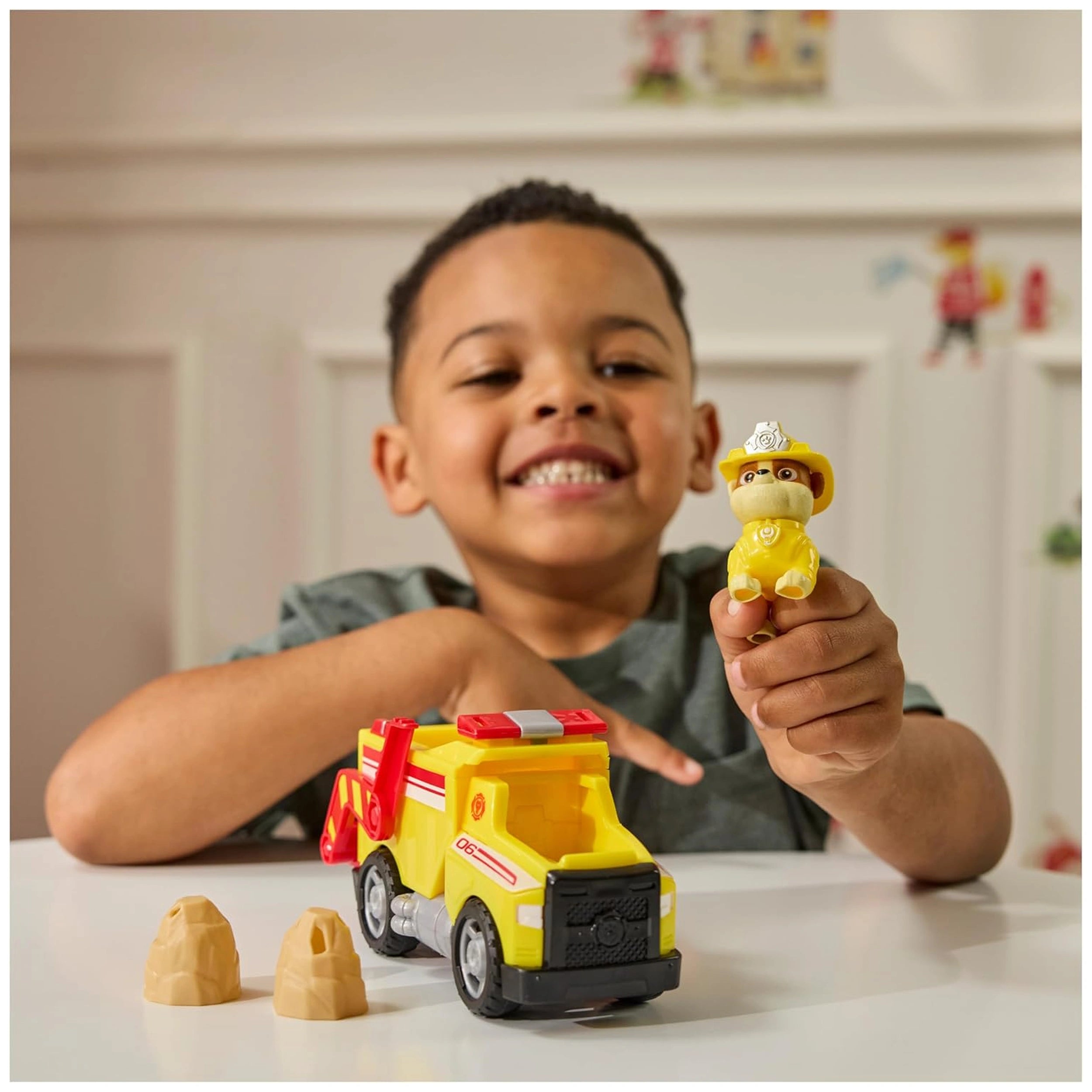 Spin Master - Paw Patrol Fire Rescue Rubble Rescue Fire Cruiser Toy Playset
