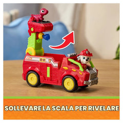 PAW Patrol Dino Movie – Marshall et camion de pompiers