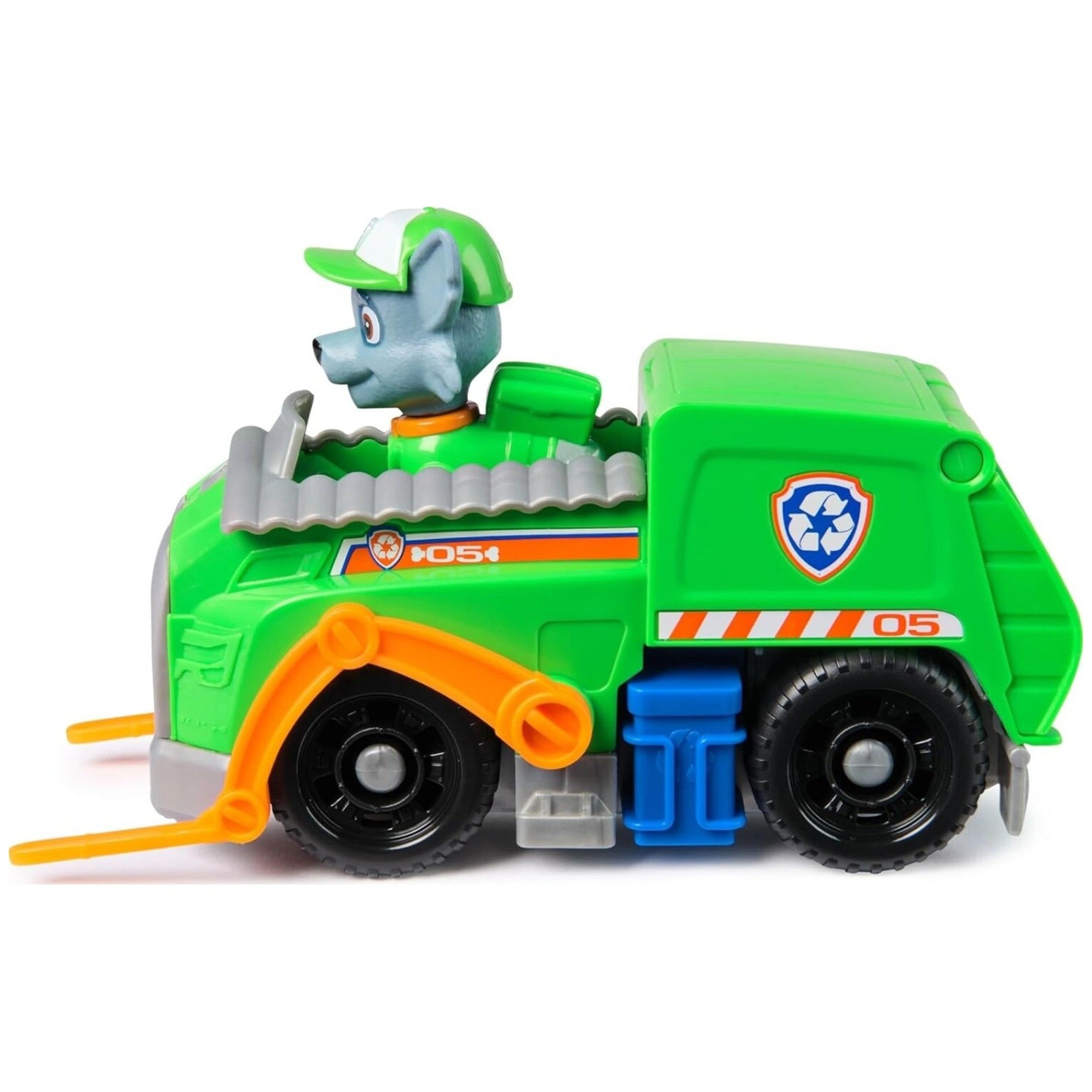 Spin Master - Paw Patrol - Rocky Recycling Lorry with action figure and play vehicle