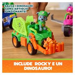 PAW Patrol Dino Movie – Rocky et camion de recyclage