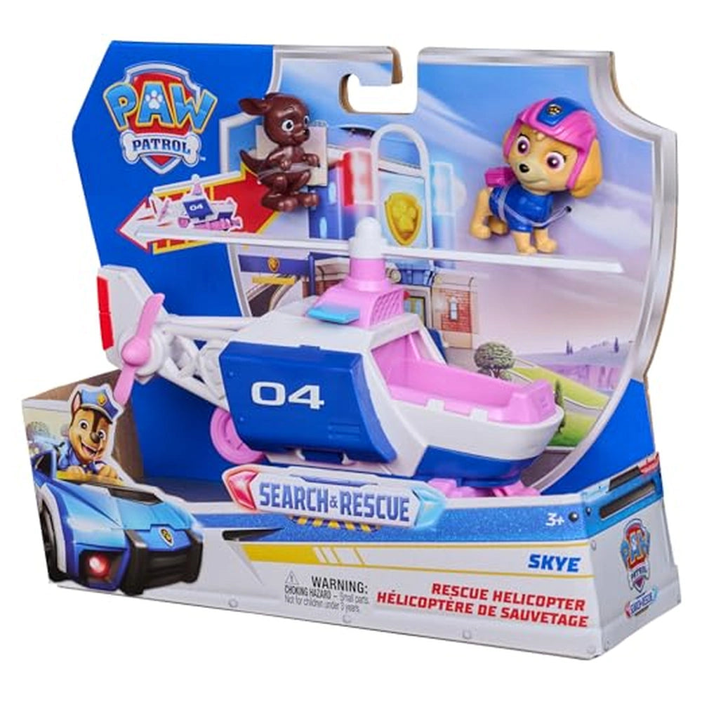 PAW Patrol Search & Rescue – Skye et hélicoptère à rétrofriction