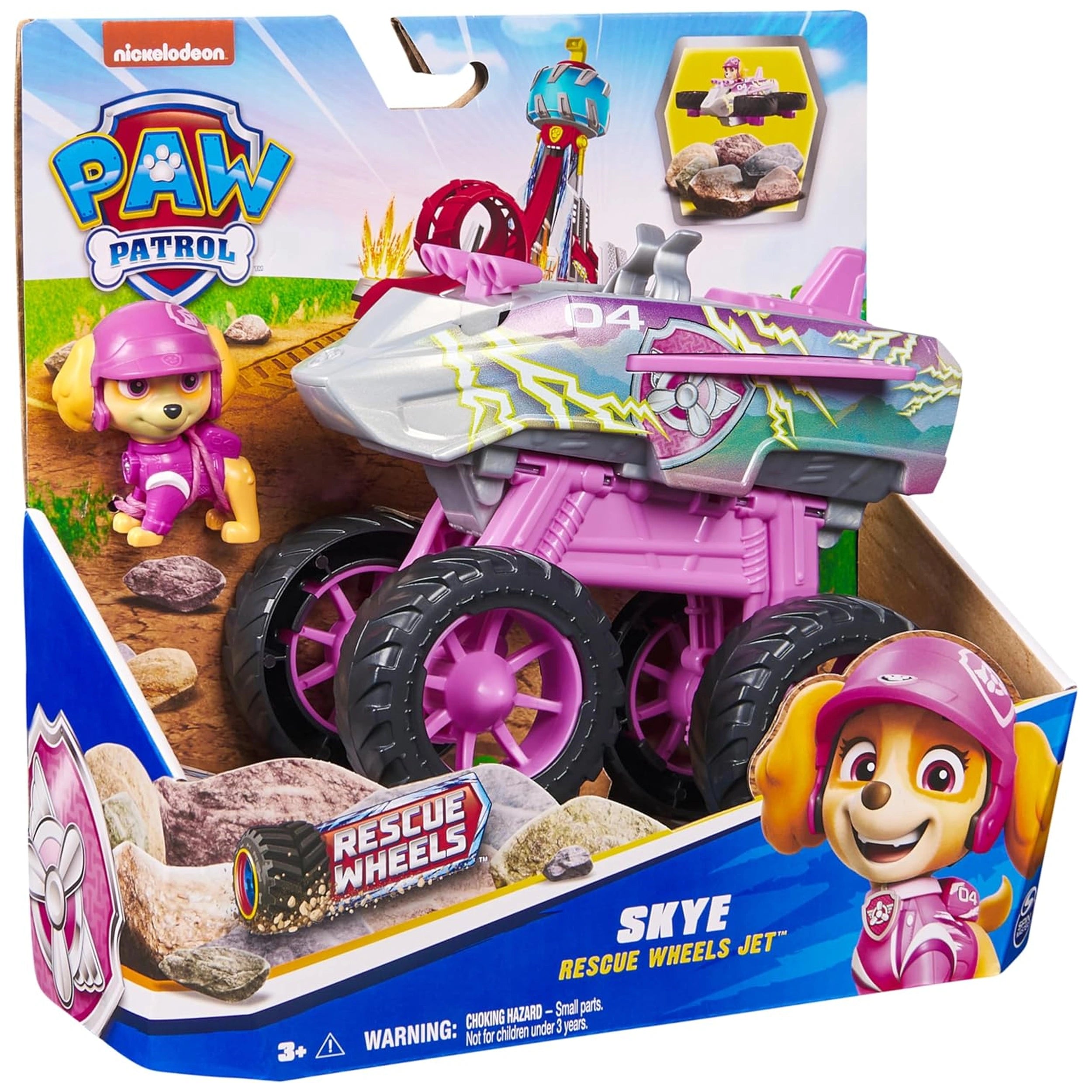 Spin Master - Paw Patrol - Sky Rescuse Wheels Jet with action figure and play vehicle