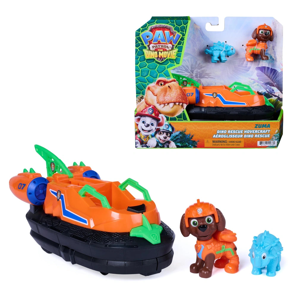PAW Patrol Dino Movie – Zuma et aéroglisseur