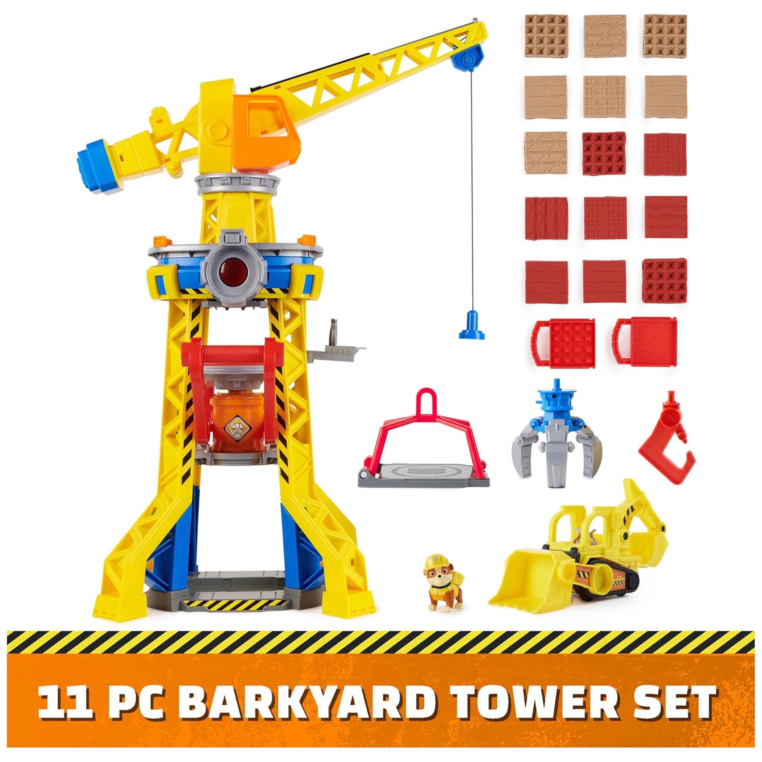 Spin Master - Rubble & Crew Bark Yard Bark Yard Crane Tower Playset with Rubble Action Figure