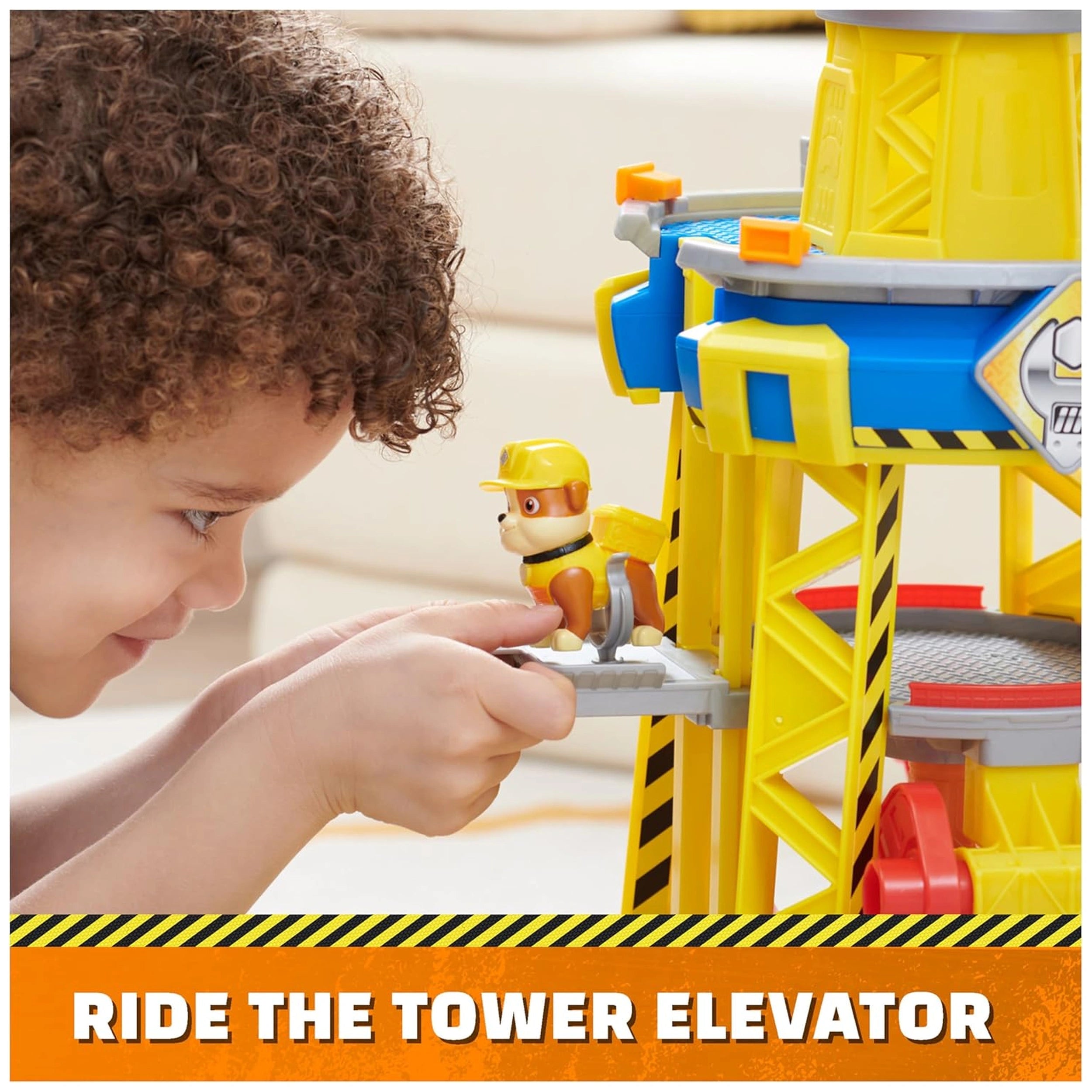 Spin Master - Rubble & Crew Bark Yard Bark Yard Crane Tower Playset with Rubble Action Figure