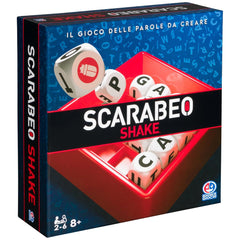 Spin Master - Set de jeu de société Scarabeo Shake - Édition italienne