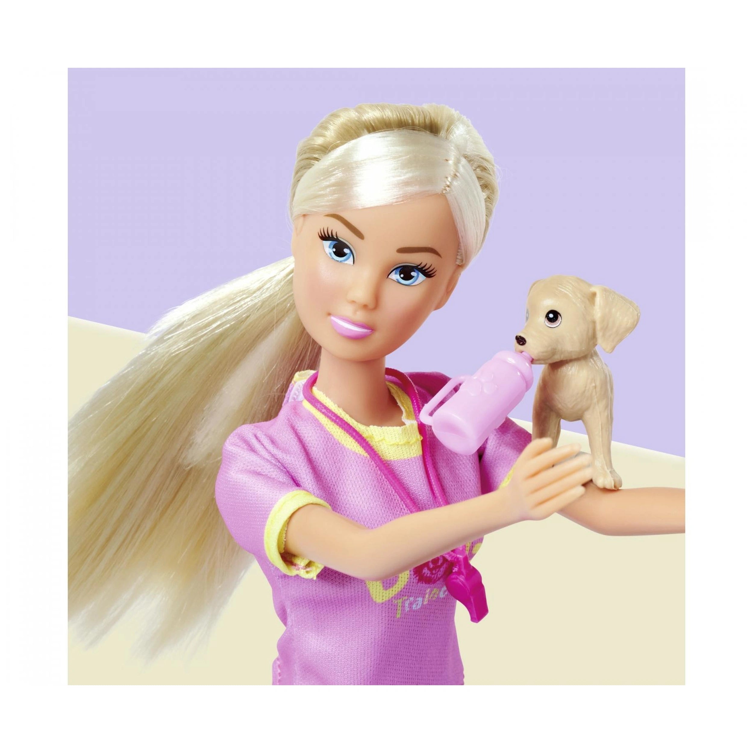 Steffi-Love - Ensemble de jeu d'entraînement pour chiens - Poupées - Ensembles de poupées - Figurines de jouet
