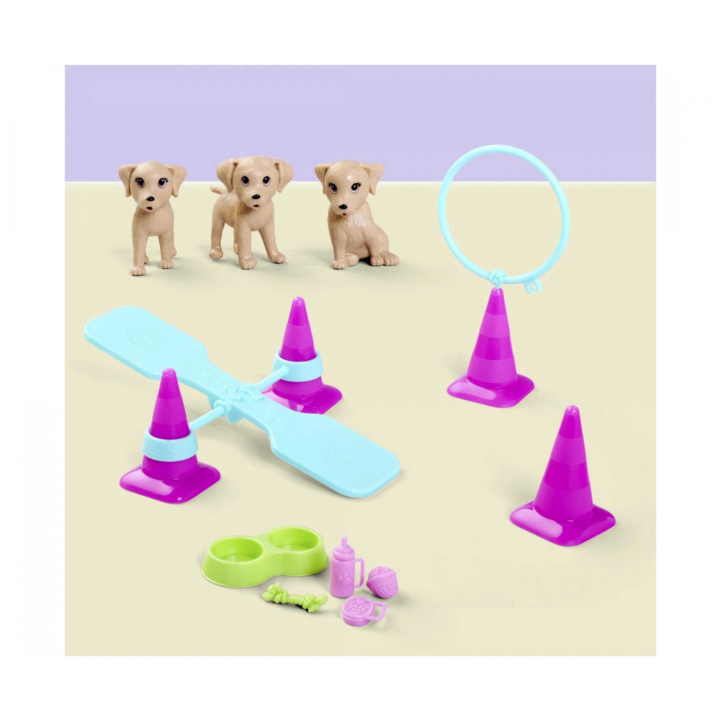 Steffi-Love - Ensemble de jeu d'entraînement pour chiens - Poupées - Ensembles de poupées - Figurines de jouet