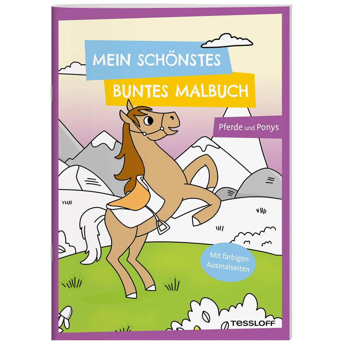 TESSLOFF - My Most Beautiful Colorful Coloring Book - Arts & Crafts - German Edition