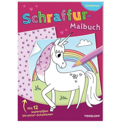 TESSLOFF - Unicorn Coloring Book - Arts & Crafts - German Edition