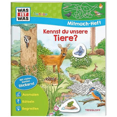 TESSLOFF - WAS IST WAS Junior Activity Book - Educational - German Edition