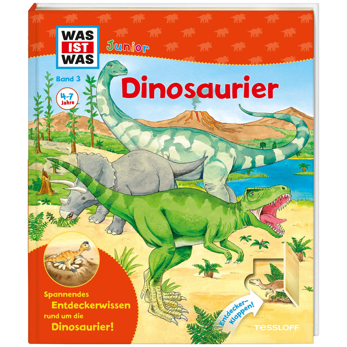 TESSLOFF - WAS IST WAS Junior Band 3 Dinosaurs - Livres - Édition allemande