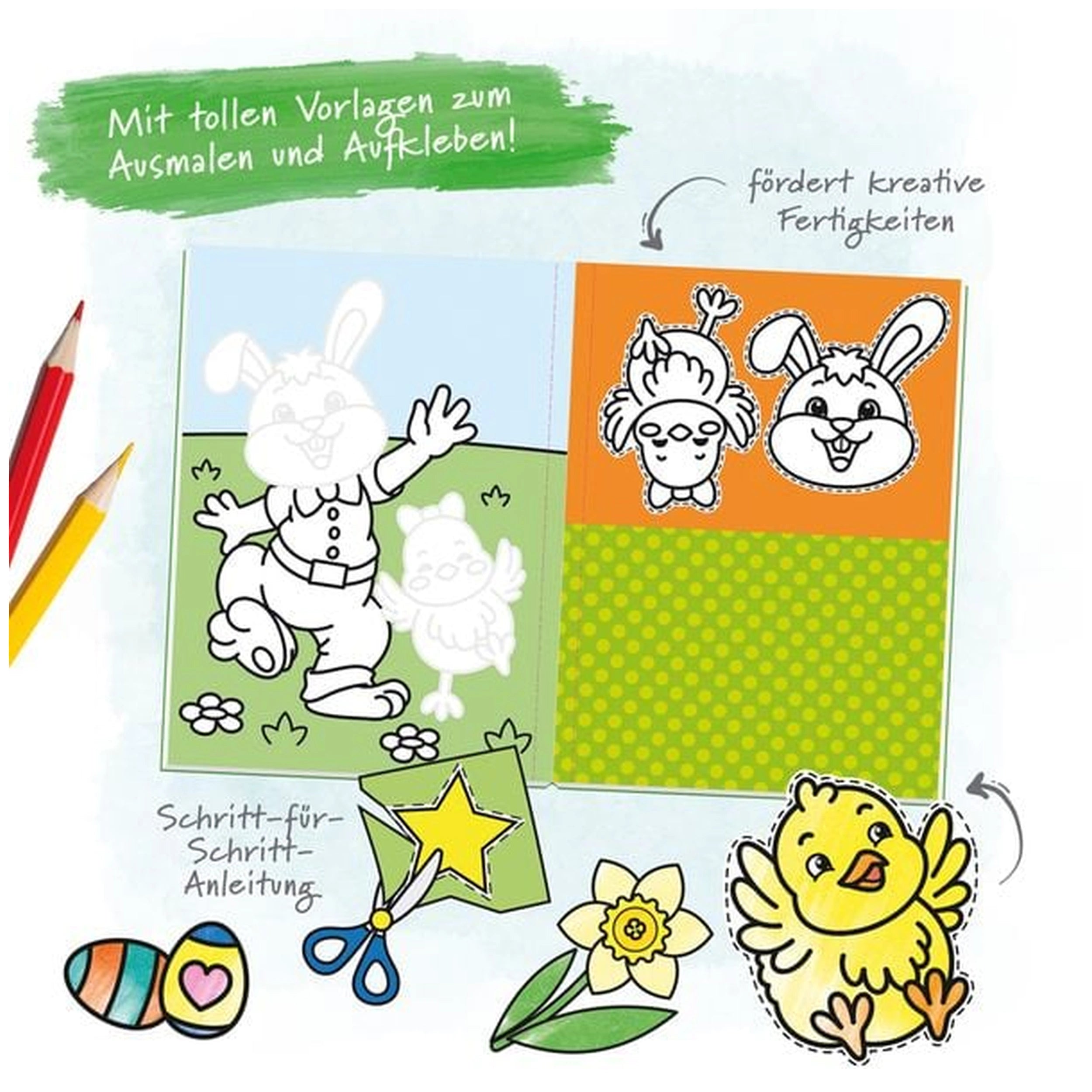 TROTSCH - Easter Crafts Activity Book Arts and Crafts - German Edition