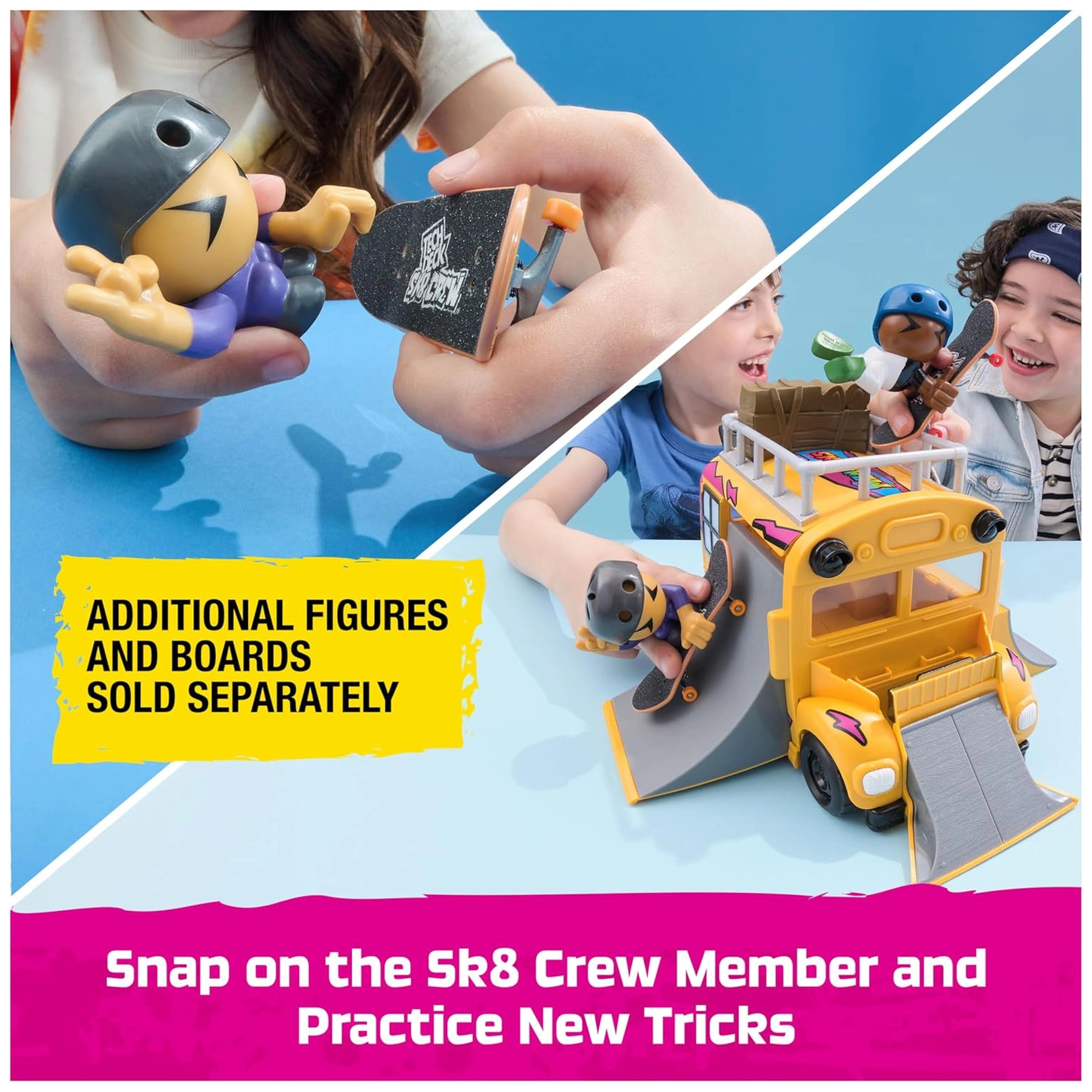 Tech Deck SK8 Crew Buss Playset
