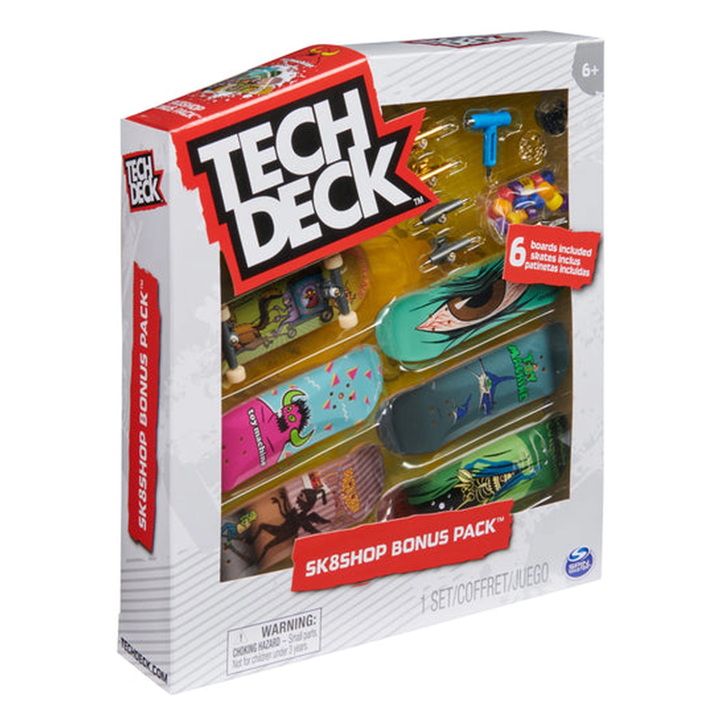 Tech Deck - Toy Machine Sk8shop Fingerboard Bonus Pack - Assorted