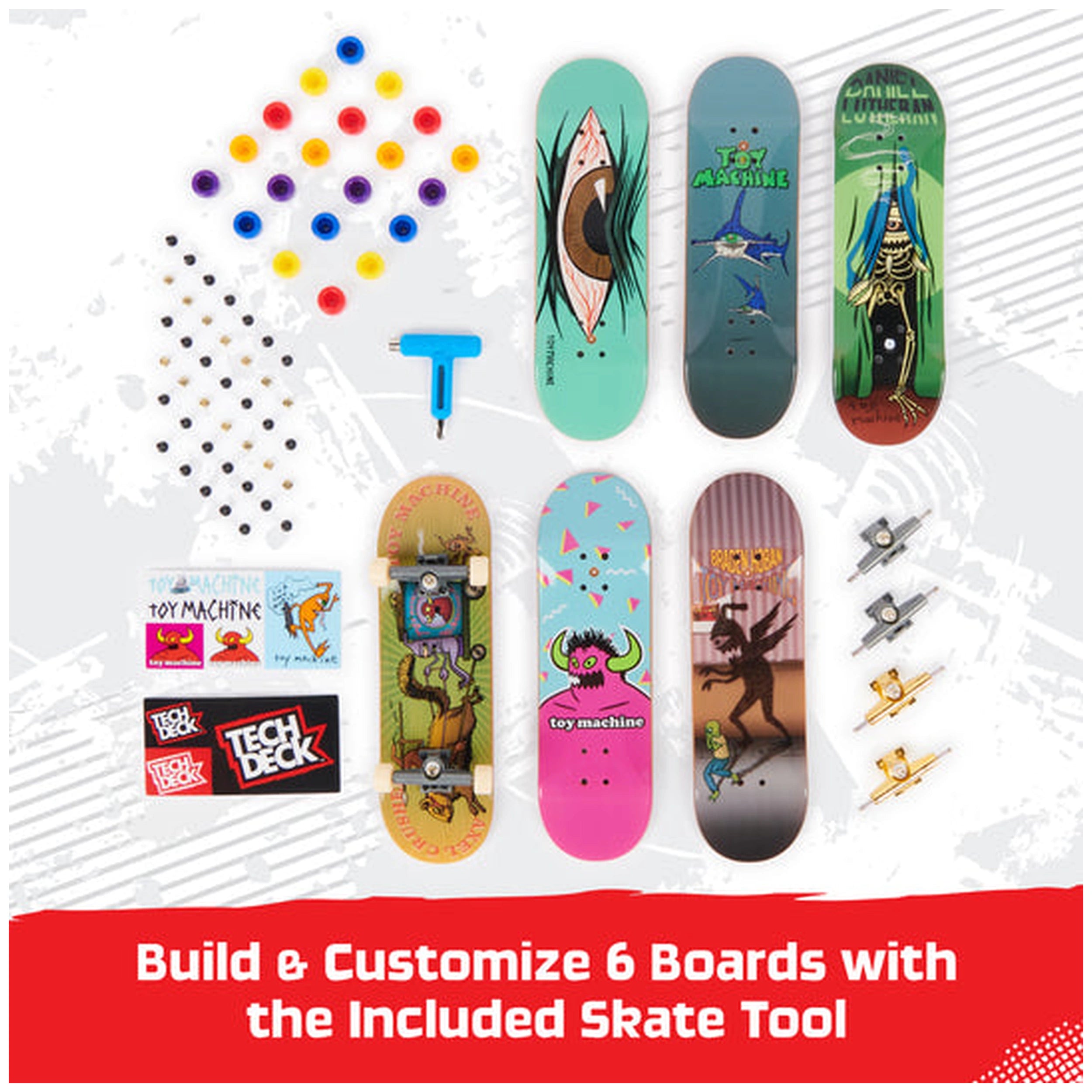Tech Deck - Toy Machine Sk8shop Fingerboard Bonus Pack - Assorted