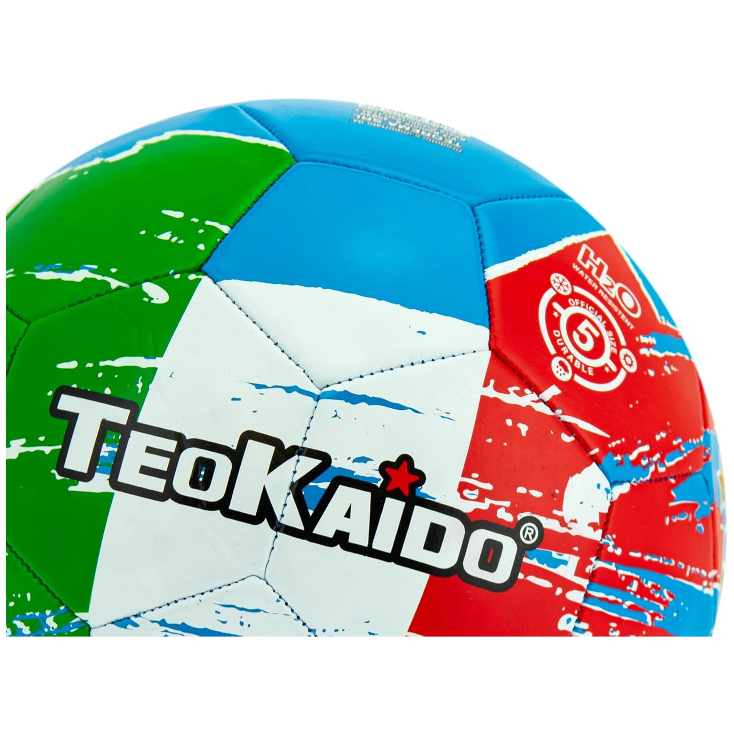 TeoKaido - TeoKaido Italia Flag World Football Size 5 - Sports Toys