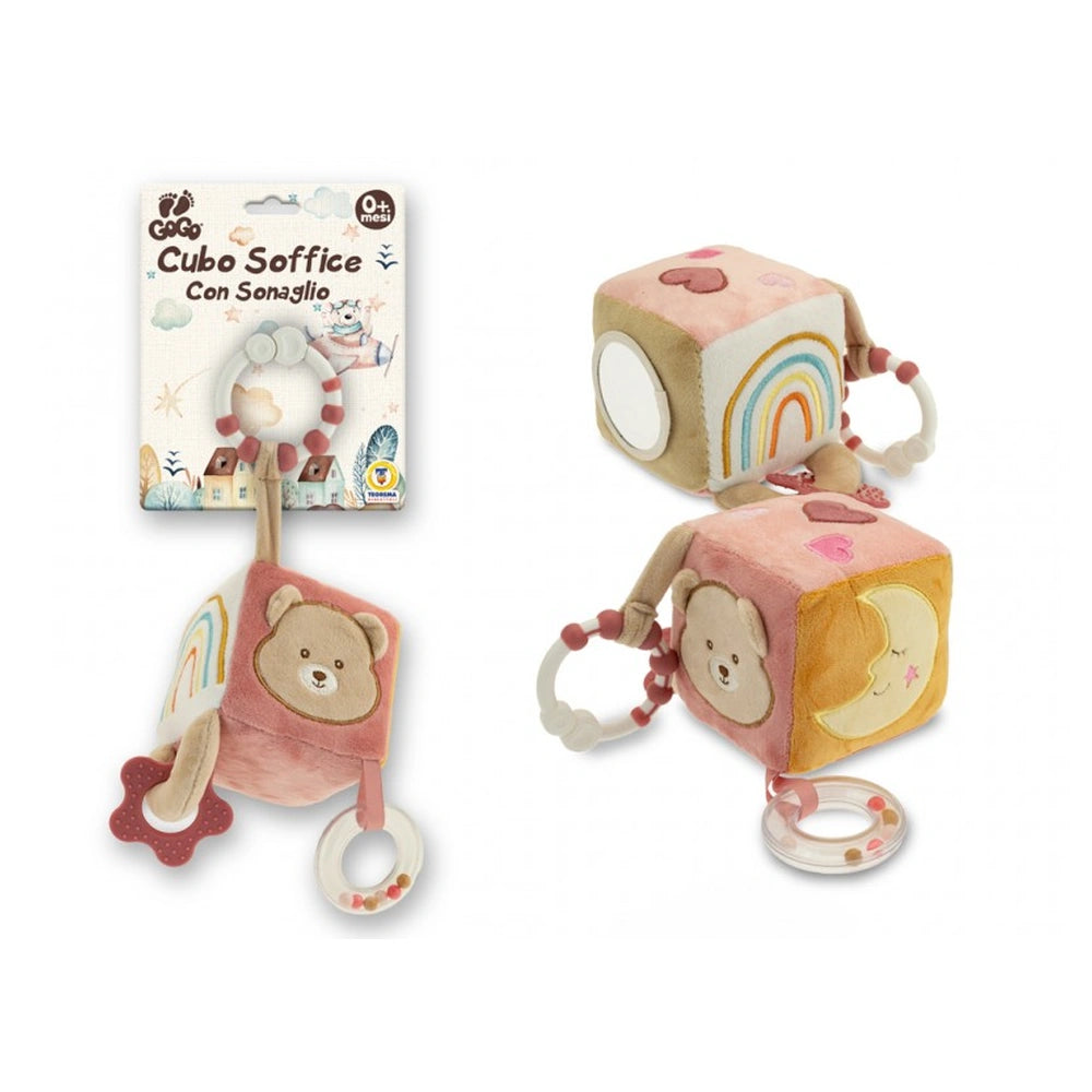 Teorema - Baby Activity Toys - GoGo Cubo Soffice - Sensory Cube - 0 Months - Fine Motor Skills