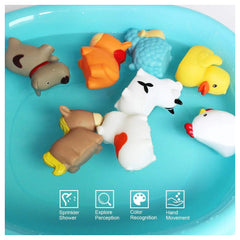 Teorema - Jouets de bain - Coffret animaux de la ferme - Caoutchouc - 18M+