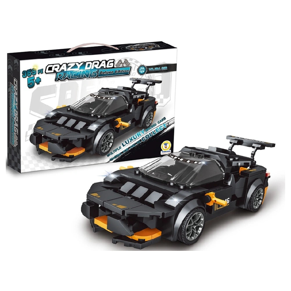 Teorema - Jeux de construction - Vajra Sir Black Supercar - Apprentissage STEM - 5 Ans
