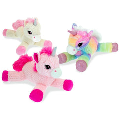 Teorema - Knitted Glitter Unicorn Plush Assortment - Stuffed Animals