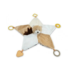 Teorema - Hochets - GoGo Dou Dou ours en peluche 30cm - 0 Mois - Jeu sensoriel