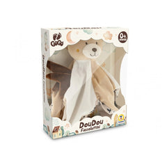 Teorema - Hochets - GoGo Dou Dou ours en peluche 30cm - 0 Mois - Jeu sensoriel