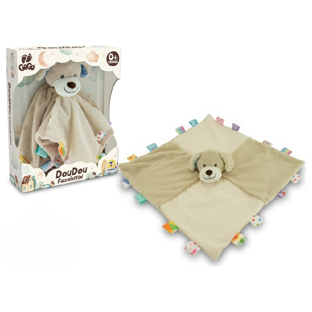 Teorema - Peluches - GoGo Dou Dou Chien Doudou - Beige - 0 Mois