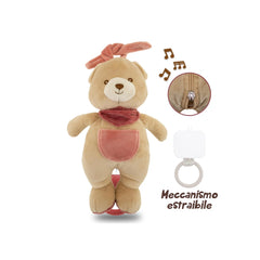 Teorema - Peluches - Ours en peluche musical GoGo - Lavable - 0 Mois - Aide au sommeil