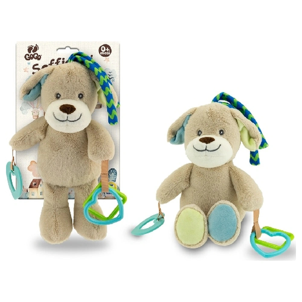 Teorema - Peluches - Chiens en peluche GoGo Sofficiosi - 26cm - 0 Mois - Jouet sensoriel
