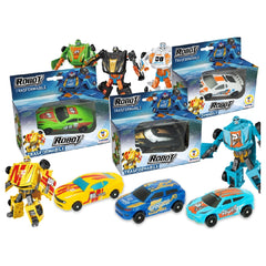 Teorema - Coffrets de jeu - Voiture robot transformable 2-en-1 - 3 Ans+ - Apprentissage STEM