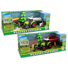 Teorema - Coffrets de jeu - Ferme interactive - Tracteur à friction - 3 Ans+