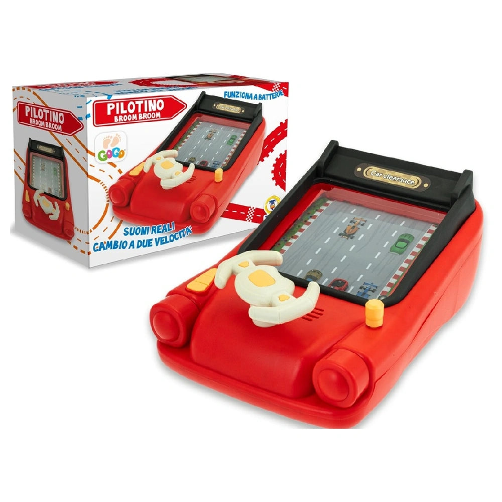 Teorema - Coffrets de jeu - Pilotino Broom Broom Racing Game - Rouge - 3 Ans+ - Apprentissage STEM
