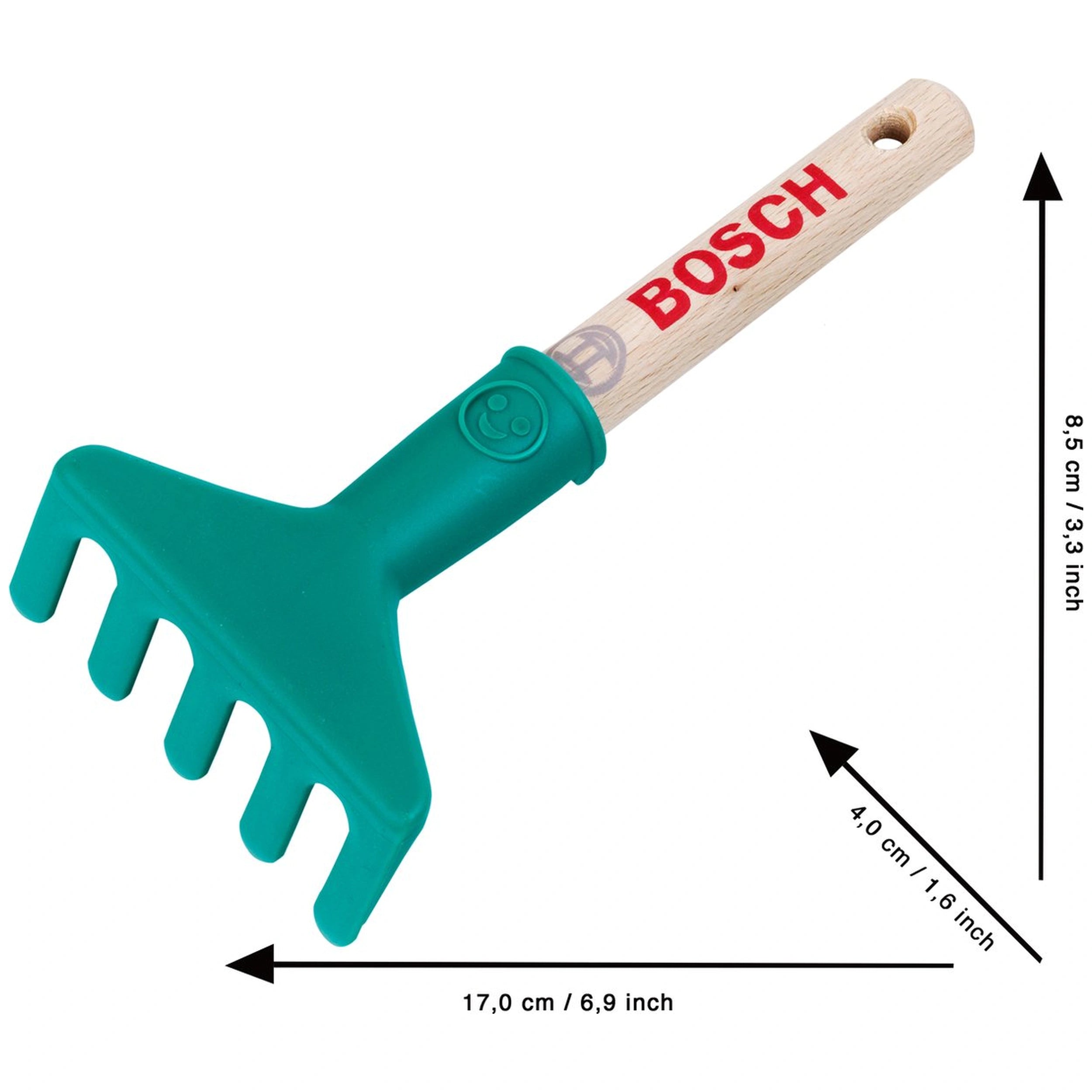 Theo Klein - Bosch Garten - Hand Rake Short - Outdoor Play Equipment