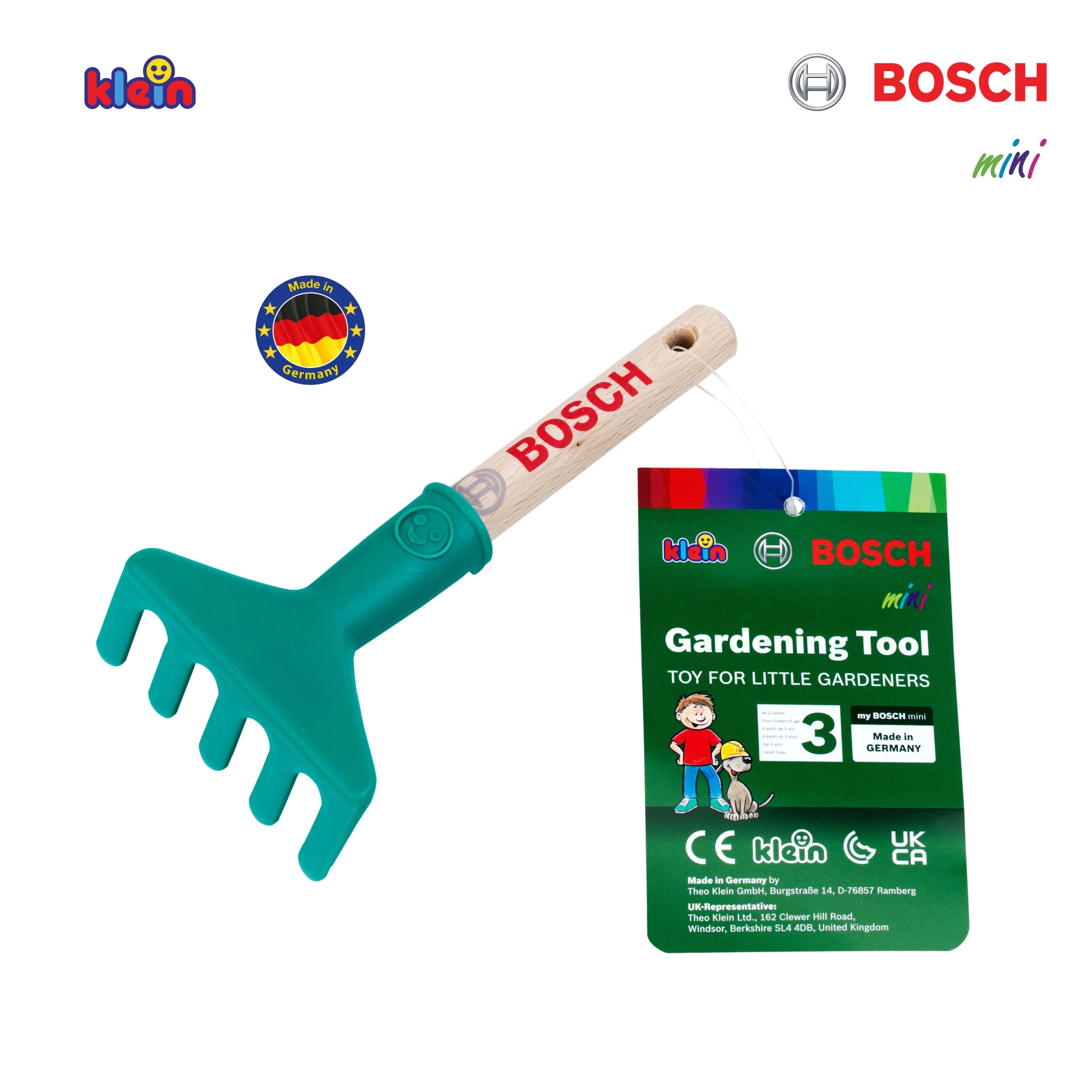 Theo Klein - Bosch Garten - Hand Rake Short - Outdoor Play Equipment