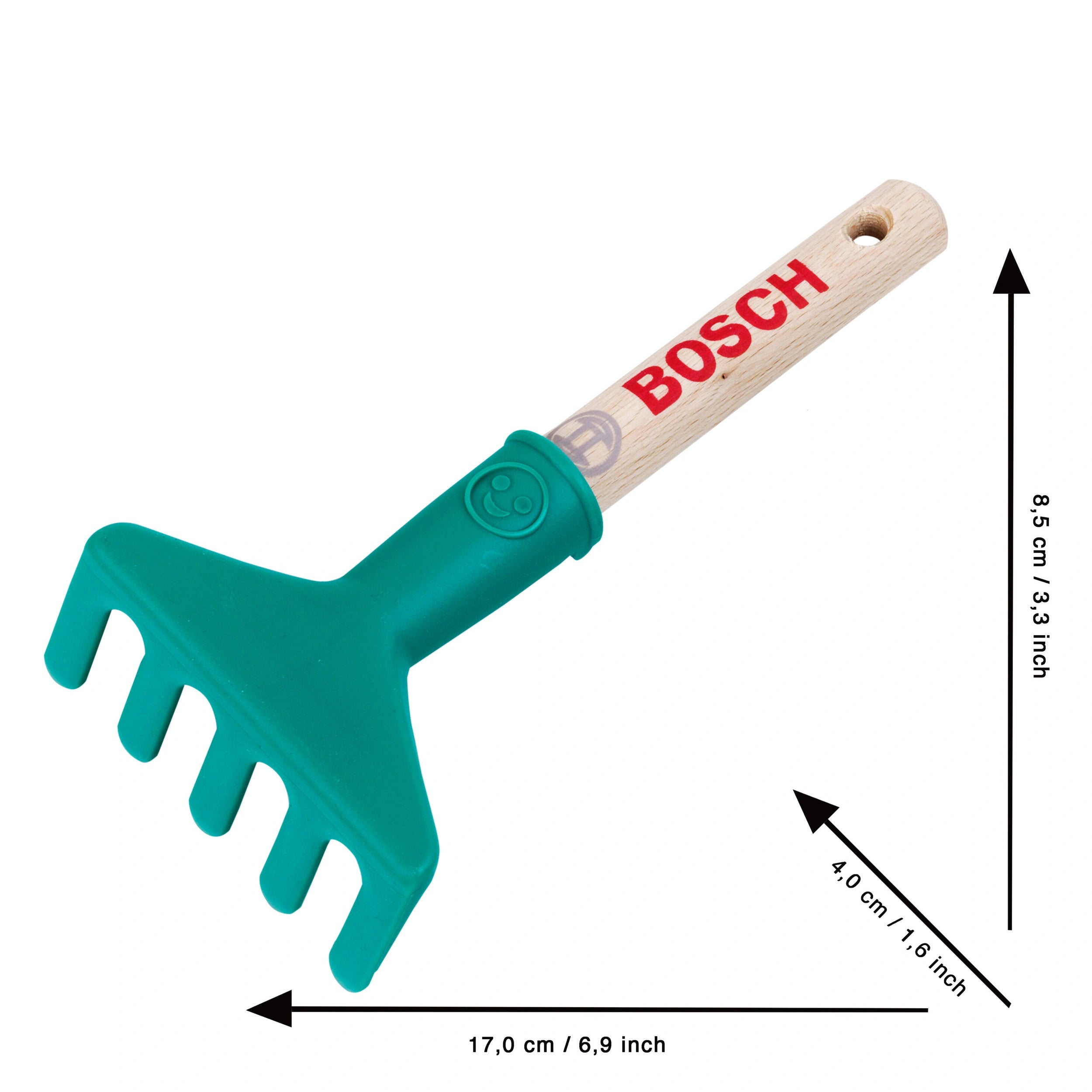 Theo Klein - Bosch Garten - Hand Rake Short - Outdoor Play Equipment
