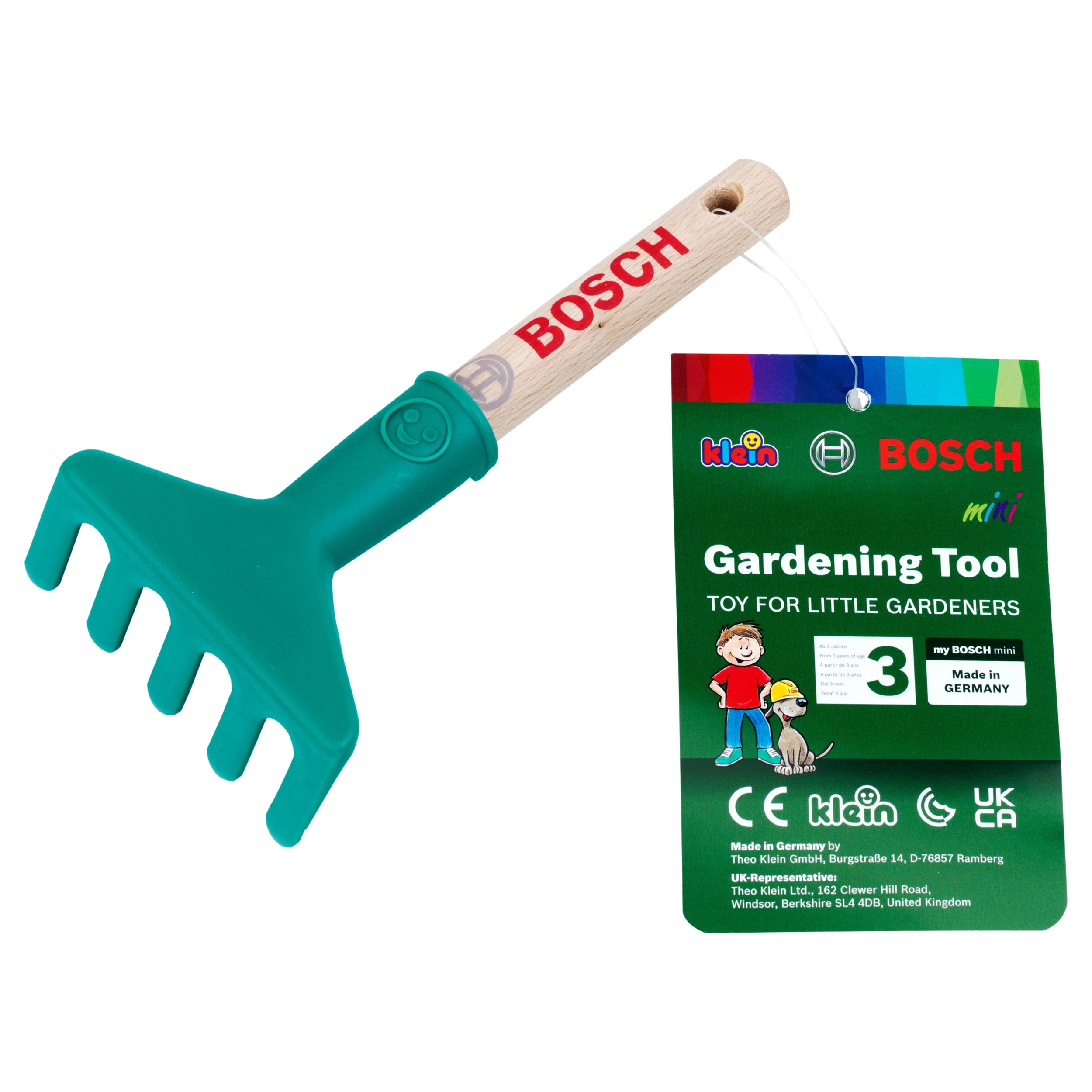 Theo Klein - Bosch Garten - Hand Rake Short - Outdoor Play Equipment