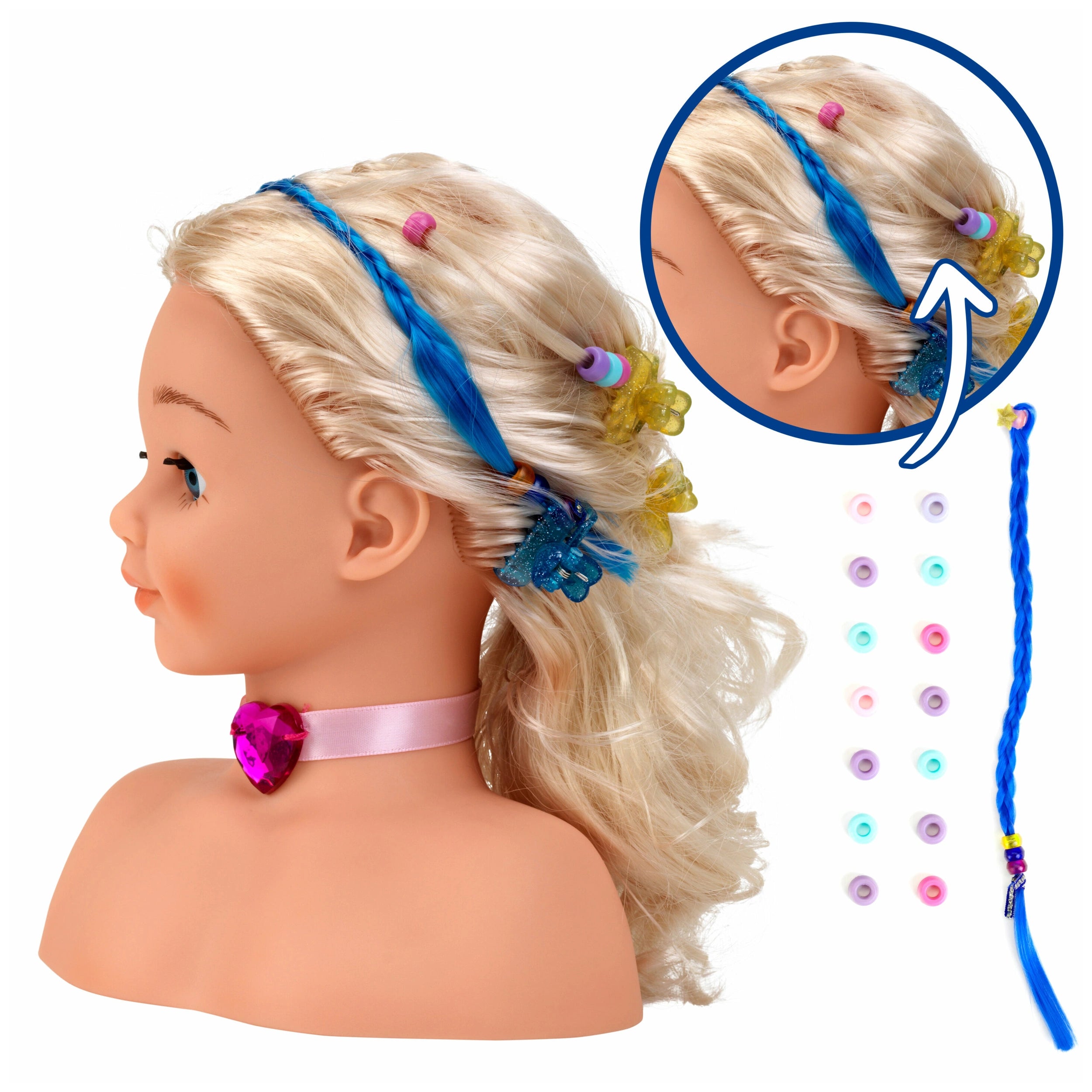 Theo Klein - Make-Up And Hairstyling Head Little Sophia - Dolls Playsets And Toy Figures