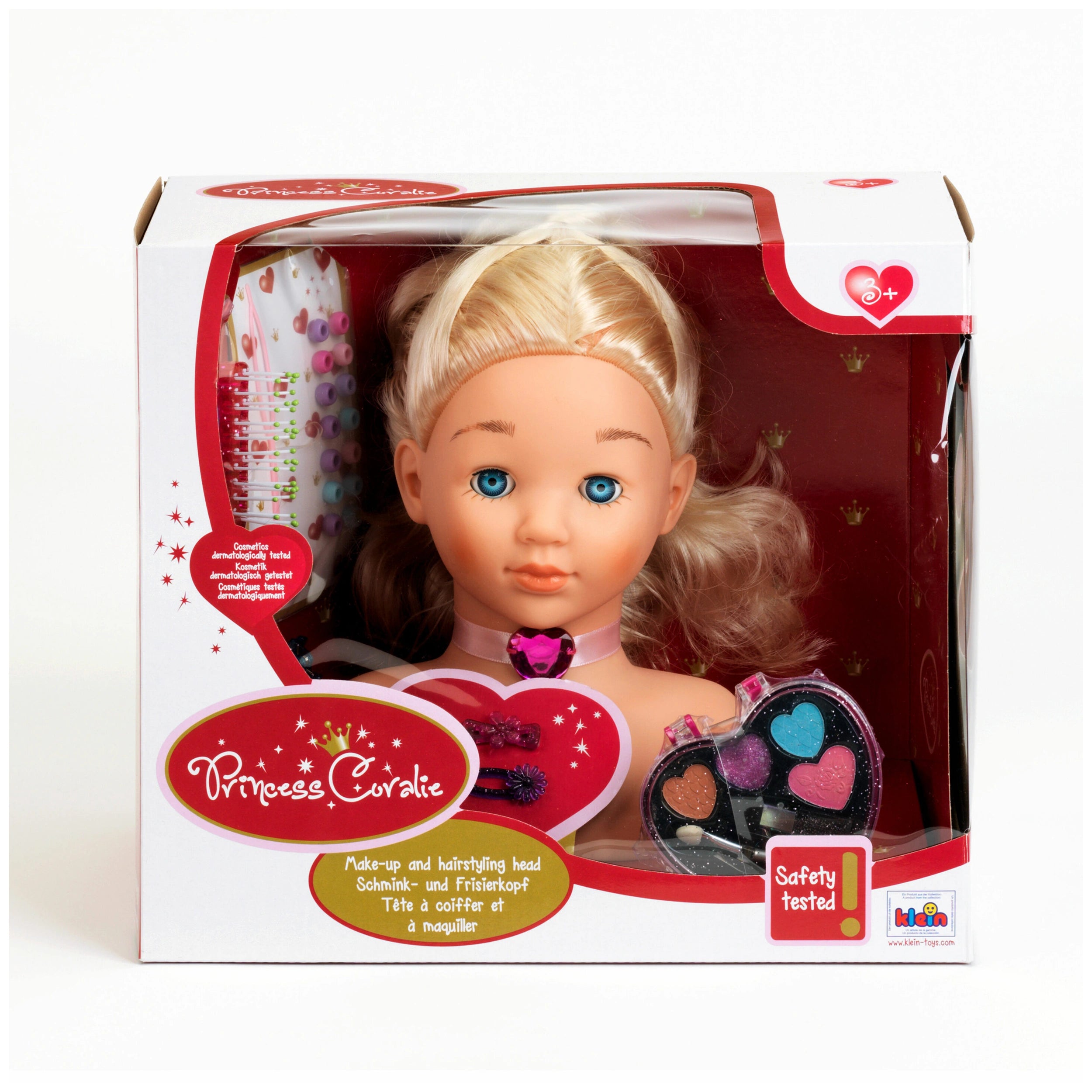 Theo Klein - Make-Up And Hairstyling Head Little Sophia - Dolls Playsets And Toy Figures