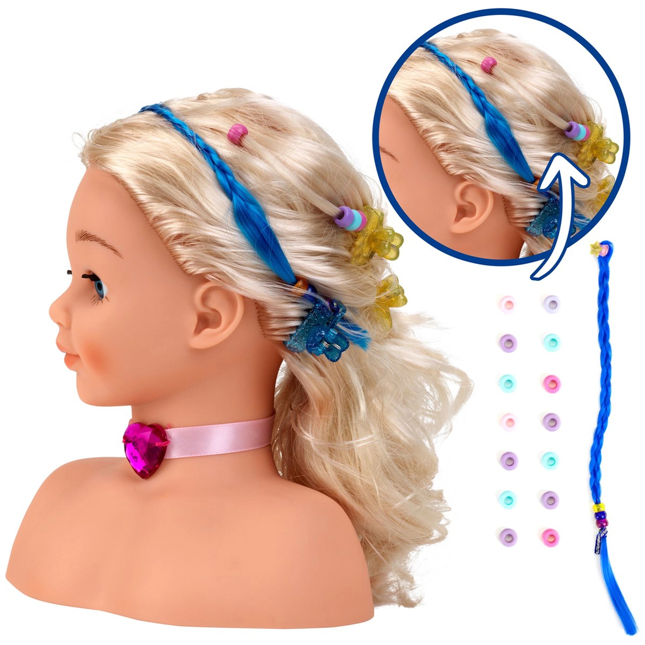 Theo Klein - Make-Up And Hairstyling Head Little Sophia - Dolls Playsets And Toy Figures