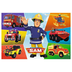 Trefl - Véhicules de Sam le Pompier - Puzzles - +5 - TRF16354